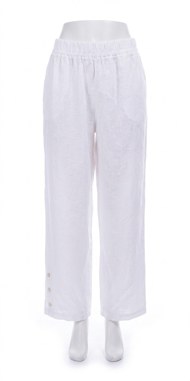 NEW GIGI MODA sundaze wide leg pants in white